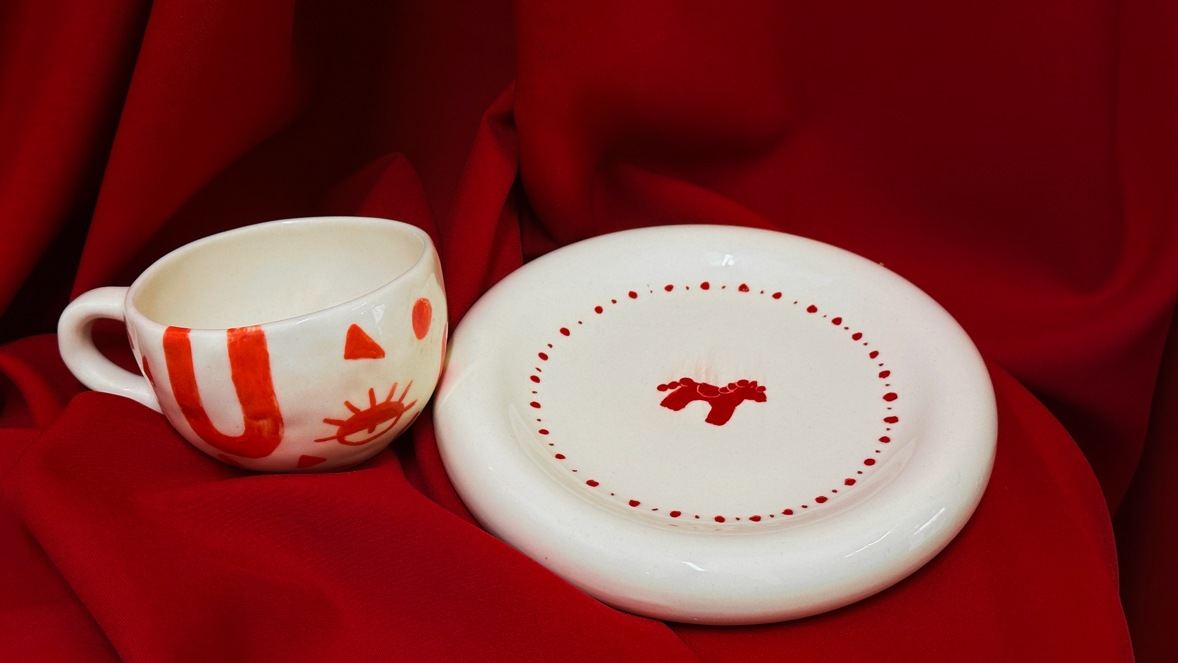 Расписная тарелка фото 1