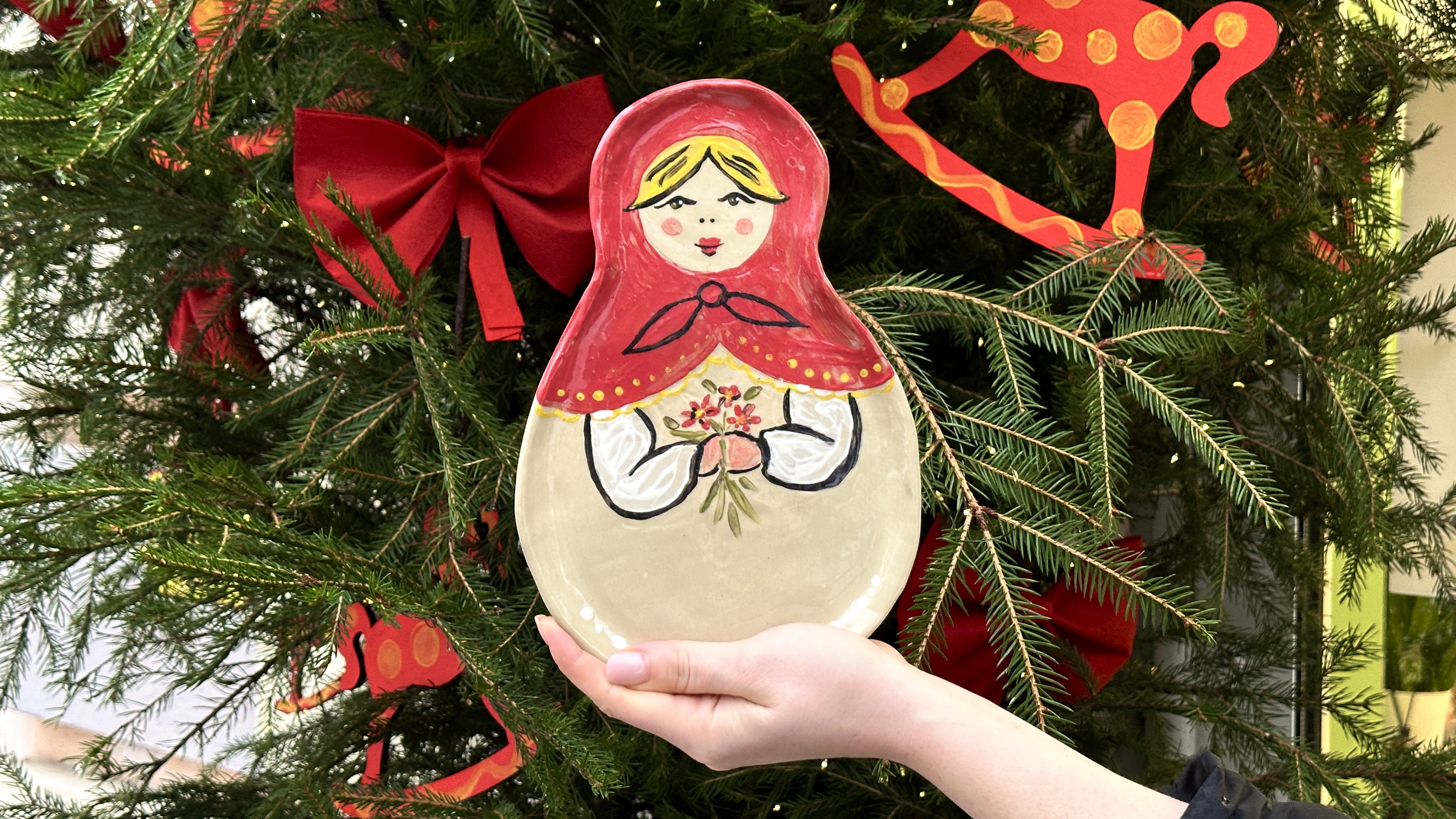 Тарелка Матрешка (7+) фото 1